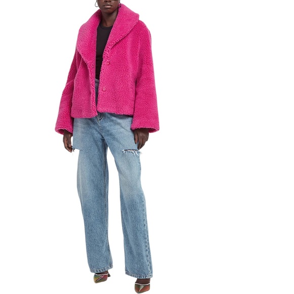 Apparis Jackets & Blazers - Apparis • Fiona Sherpa Short Jacket
